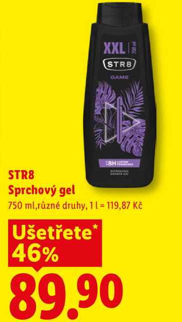 STR8 Sprchový gel, 750 ml