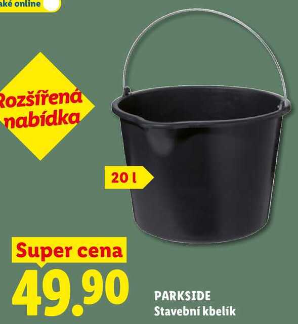PARKSIDE Stavební kbelík 