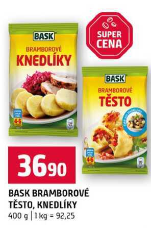 BASK BRAMBOROVÉ TĚSTO, KNEDLÍKY 400 g 