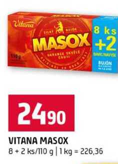 VITANA MASOX 8+2 ks/110 g