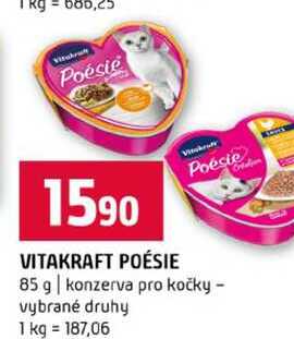VITAKRAFT POÉSIE 85 g konzerva pro kočky vybrané druhy
