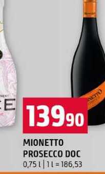 MIONETTO PROSECCO DOC 0,75l
