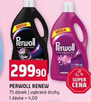PERWOLL RENEW 75 dávek vybrané druhy 