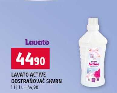 LAVATO ACTIVE ODSTRAŇOVAČ SKVRN 1l