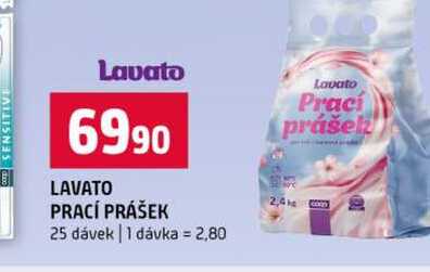LAVATO PRACÍ PRÁŠEK 25 dávek