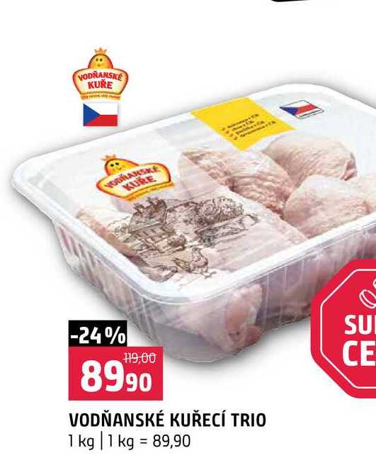 VODŇANSKÉ KUŘECÍ TRIO 1 kg