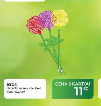 Bros plácačka na mouchy Květ 
