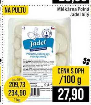 Mlékárna Polná Jadel bílý 100 g 