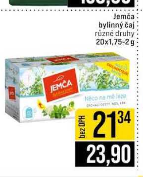 Jemča bylinný čaj různé druhy 20x1,75-2g