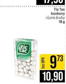 Tic Tac bonbony různé druhy 18 g