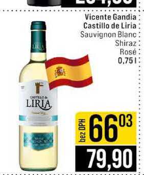 Vicente Gandia Castillo de Liria Sauvignon Blanc Shiraz Rosé 0,75l