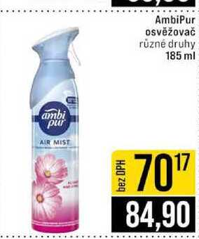 AmbiPur osvěžovač různé druhy 185 ml 