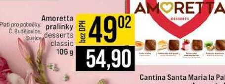 Amoretta pralinky desserts classic 106 g