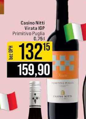 Casino Nitti Virata IGP Primitivo Puglia 0,75l 