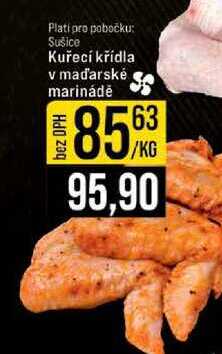 Kuřecí křídla v maďarské marinádě 1kg
