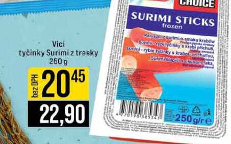 Vici tyčinky Surimi z tresky 250 g 