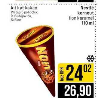 Nestlé kornout lion karamel 110 ml