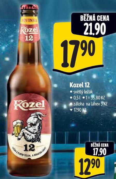 Kozel 12, 0,5 l