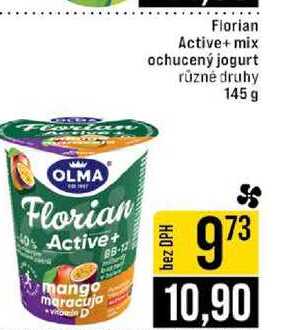 Florian Active+mix ochucený jogurt různé druhy 145g
