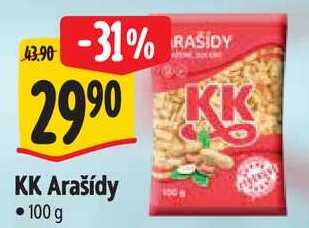 KK Arašídy, 100 g 