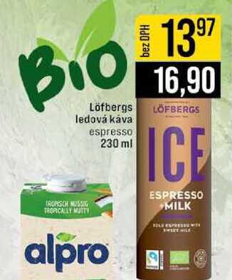 Löfbergs ledová káva espresso 230 ml