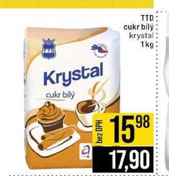 TTD cukr bilý krystal 1 kg
