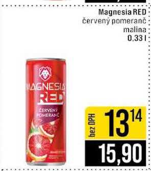 Magnesia RED červený pomeranč malina 0.33l