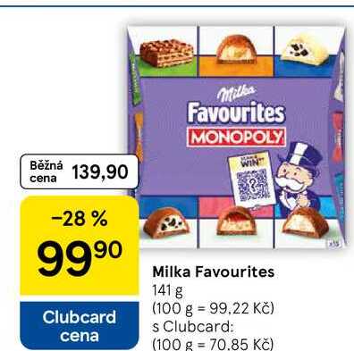 Milka Favourites, 141 g 