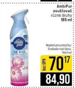 AmbiPur osvěžovač různé druhy 185 ml