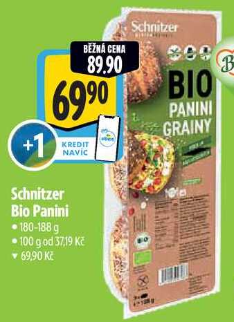 Schnitzer Bio Panini, 180-188 g  