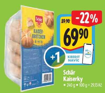  Schär Kaiserky, 240 g 