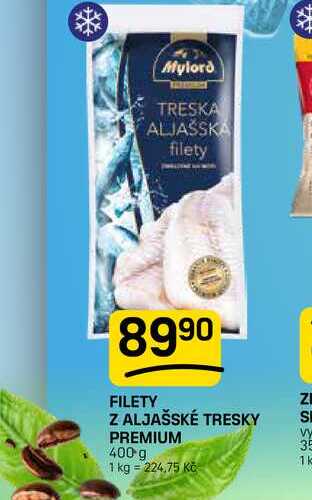 FILETY Z ALJAŠSKÉ TRESKY PREMIUM 400g