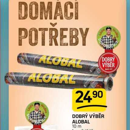 DOBRÝ VÝBĚR ALOBAL 10 m