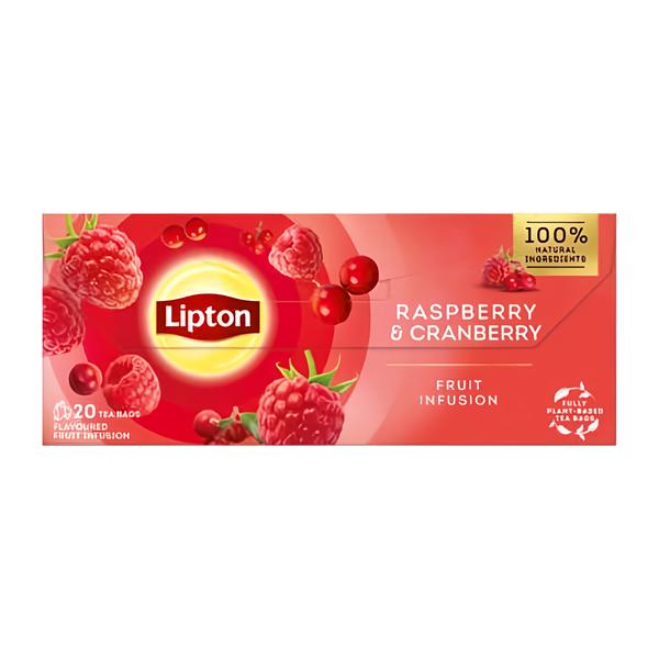 Lipton Raspberry with Cranberry ovocný čaj 32g