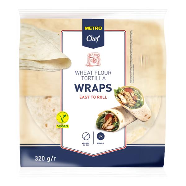 Metro Chef Tortilla 20 cm, 8 x 40 g