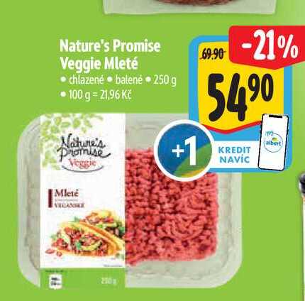 Nature's Promise Veggie Mleté  250 g
