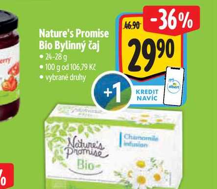   Nature's Promise Bio Bylinný čaj  24-28 g  