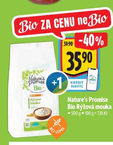   Nature's Promise Bio Rýžová mouka 500 g  