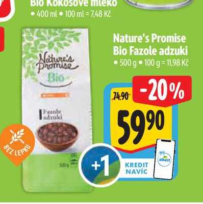  Nature's Promise Bio Fazole  500 g
