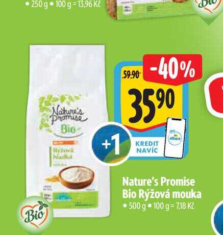  Nature's Promise Bio Rýžová mouka 500 g  