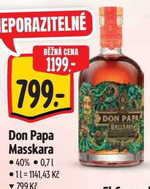 Don Papa Masskara, 0,7 l