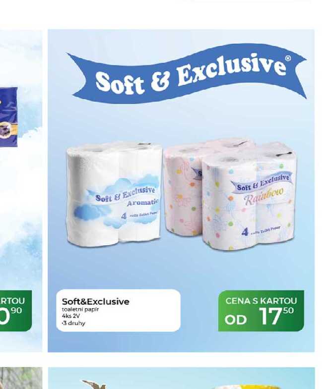 Soft&Exclusive toaletni papir 4ks  2V