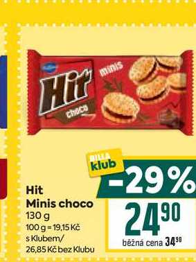 Hit Minis choco 130 g 