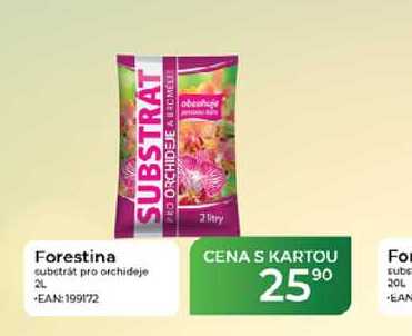Forestina substrát pro orchideje 2L