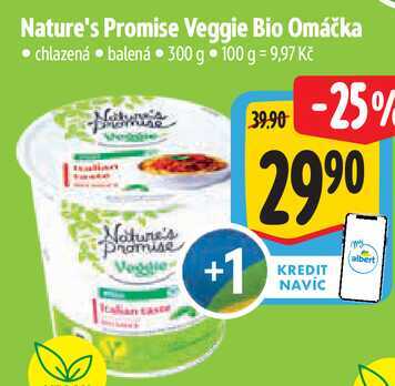 Nature's Promise Veggie Bio Omáčka, 300 g 