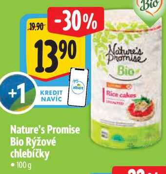 Nature's Promise Bio Rýžové chlebíčky, 100 g