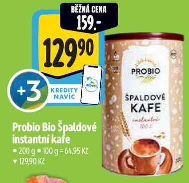 Probio Bio Špaldové instantní kafe, 200 g  