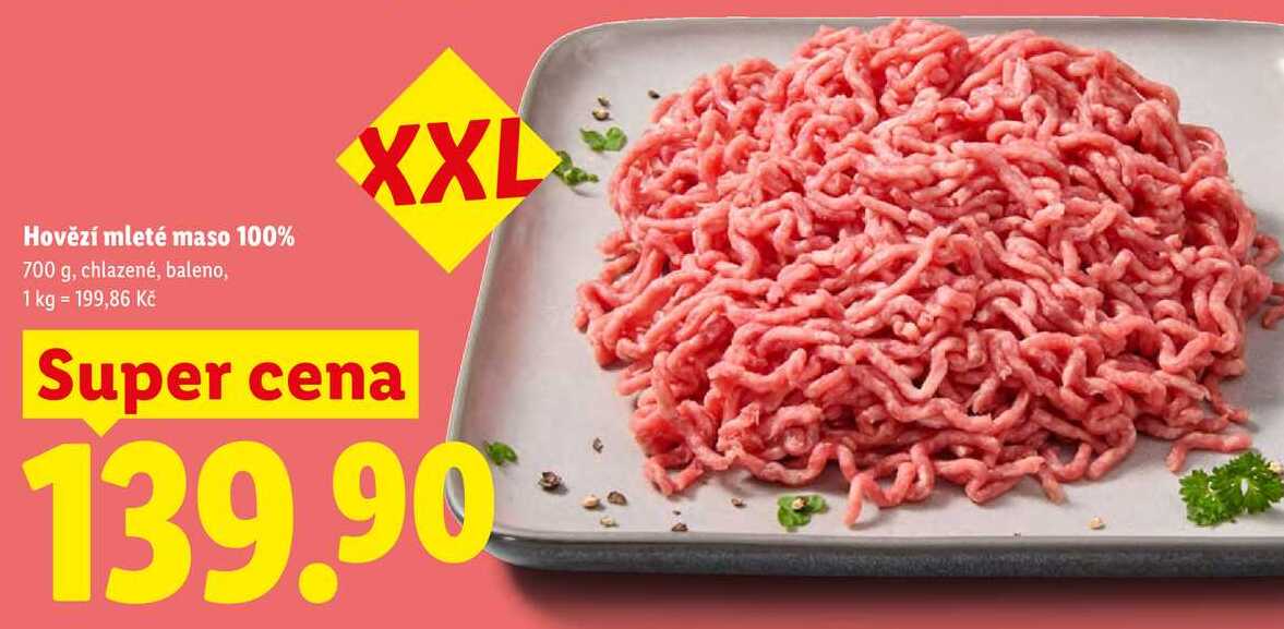 Hovězí mleté maso 100%, 700 g