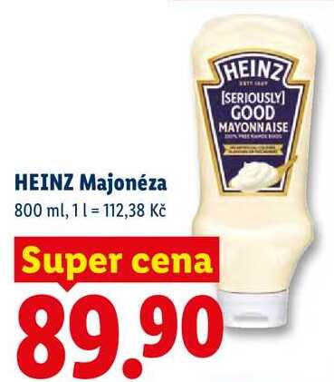 HEINZ Majonéza, 800 ml