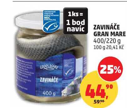 ZAVINÁČE GRAN MARE, 400/220 g 